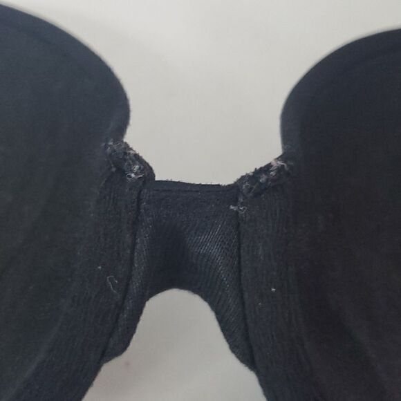 Victoria's Secret Perfect Shape Padded Black Underwire Bra Size 32A - Picture 8 of 10